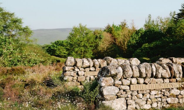 Un jardin magique et rempli d&rsquo;art d&rsquo;un poète dans les collines vallonnées
