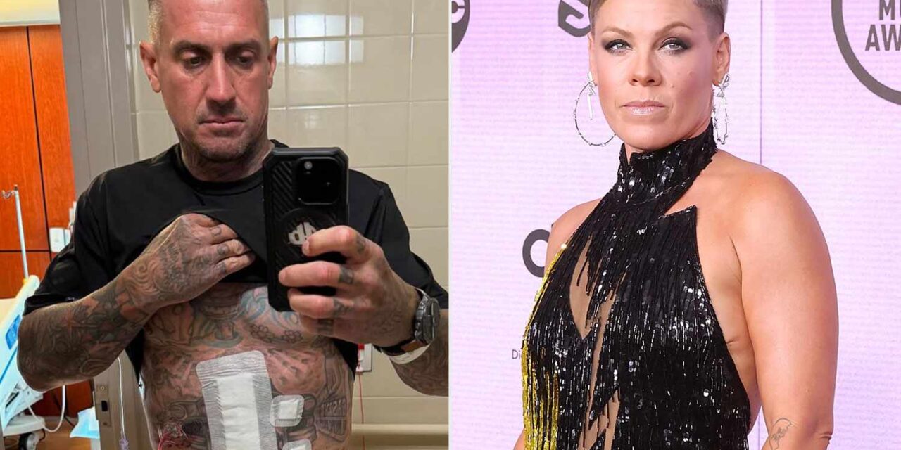 Carey Hart s&rsquo;excuse à l&rsquo;épouse Pink pour une blessure intestinale qu&rsquo;il a subi en accident