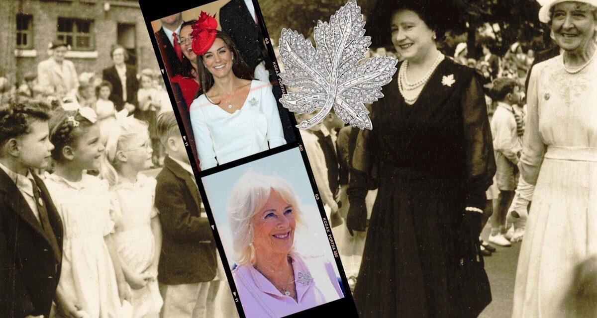 L&rsquo;histoire royale secrète derrière la broche de la feuille d&rsquo;érable en diamant de la reine Camilla