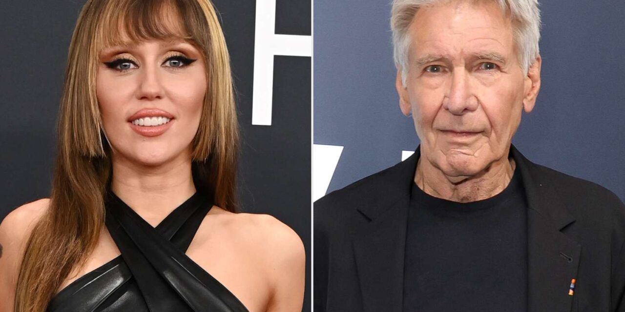 Harrison Ford a dit à Miley Cyrus de jouer de la nouvelle musique dans les forêts, dit le chanteur