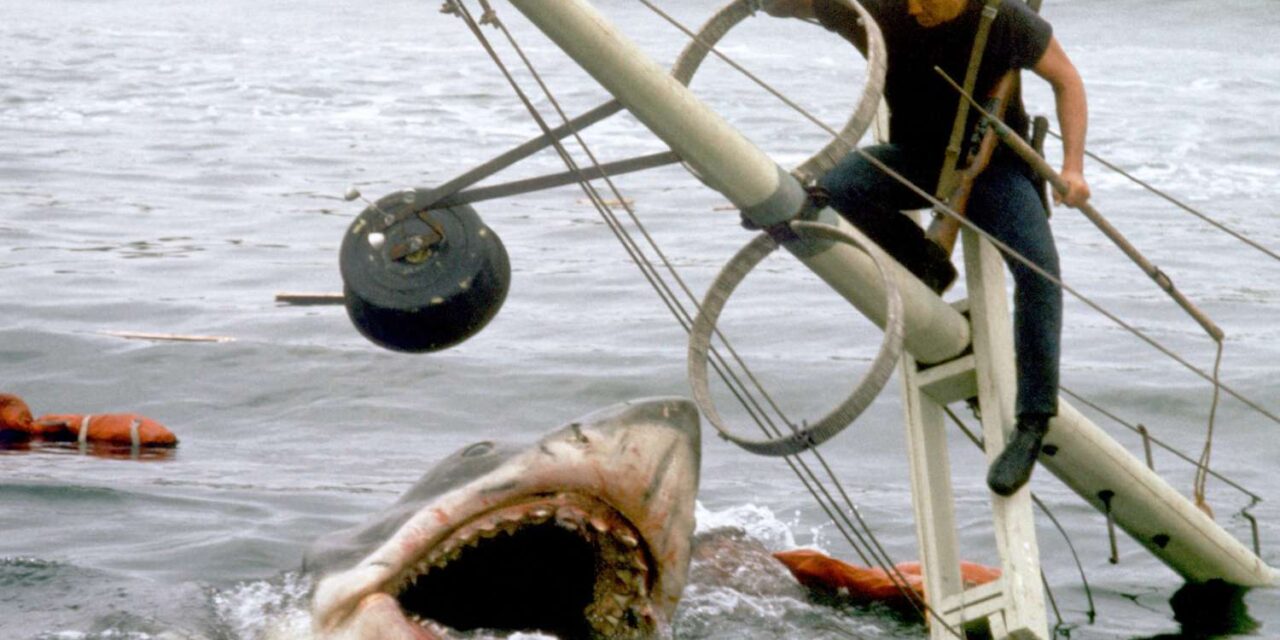Le nageur bat le dossier pour sensibiliser les requins pour le 50e anniversaire de Jaws