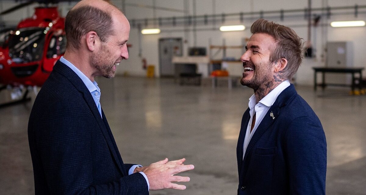 David Beckham contacte publiquement le prince William après l&rsquo;honneur de la chevalerie