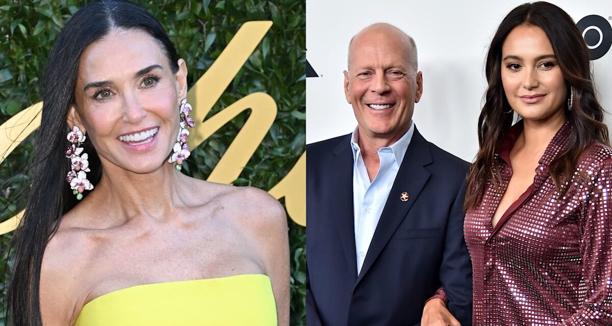 Demi Moore et les filles se rassemblent autour d&rsquo;Emma Heming le jour de son anniversaire dans un rassemblement émotionnel