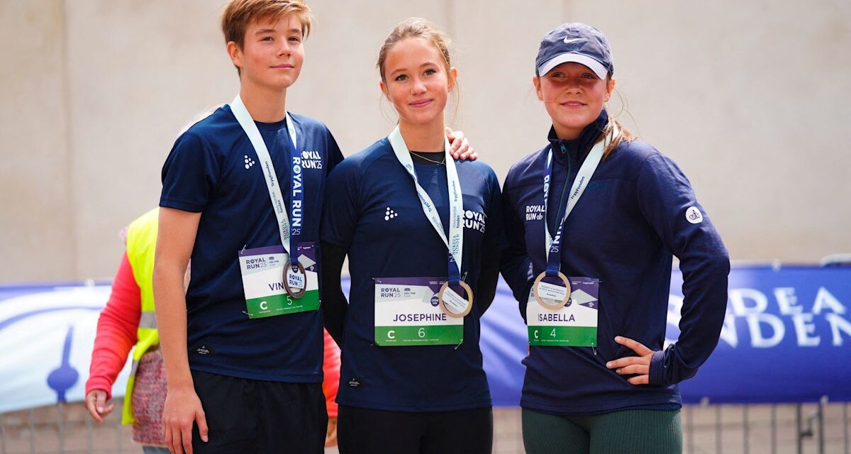 King Frederik et les enfants de Queen Mary montrent leur côté sportif