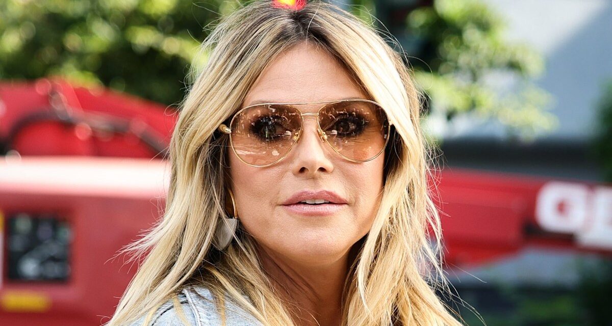 Heidi Klum affiche des résultats douloureux de Killer Corset