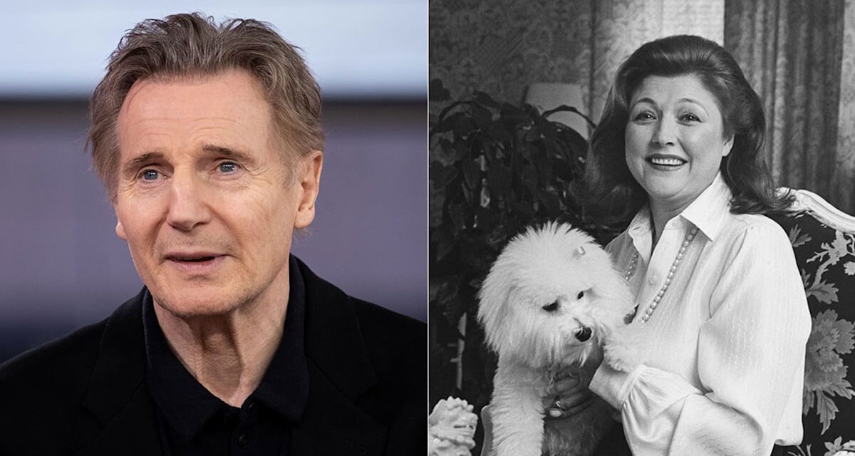 L&rsquo;hommage de Liam Neeson à l&rsquo;auteur à succès Barbara Taylor Bradford au Mémorial étoilé