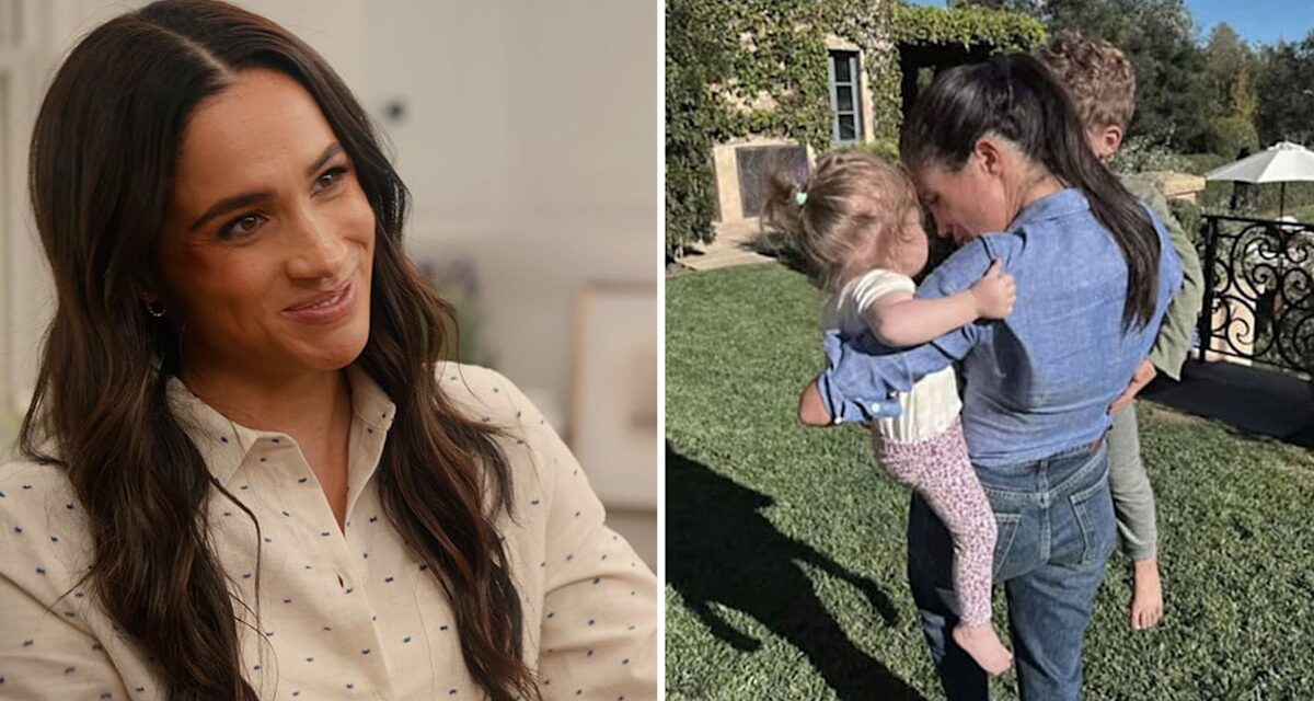 Meghan Markle embrasse sa fille Lilibet dans une nouvelle photo d&rsquo;anniversaire – et elle est le double du prince Harry