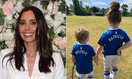 La fille de Christine Lampard, Patricia, est son double avec les cheveux sirènes