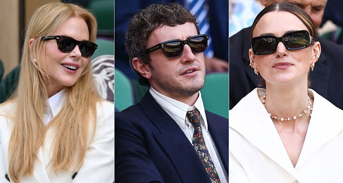 Jour 14 de Wimbledon: Nicole Kidman, Keira Knightley et Paul Mescal Mead Stardded Arrivals