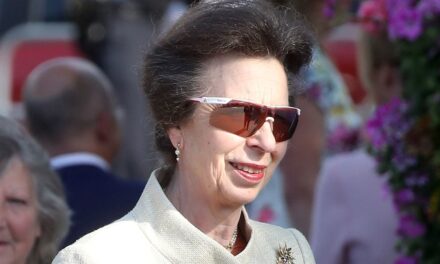 Les boucles «hippy» de la princesse Anne et la couronne de fleurs sont le look festival «mousseux» de 2025