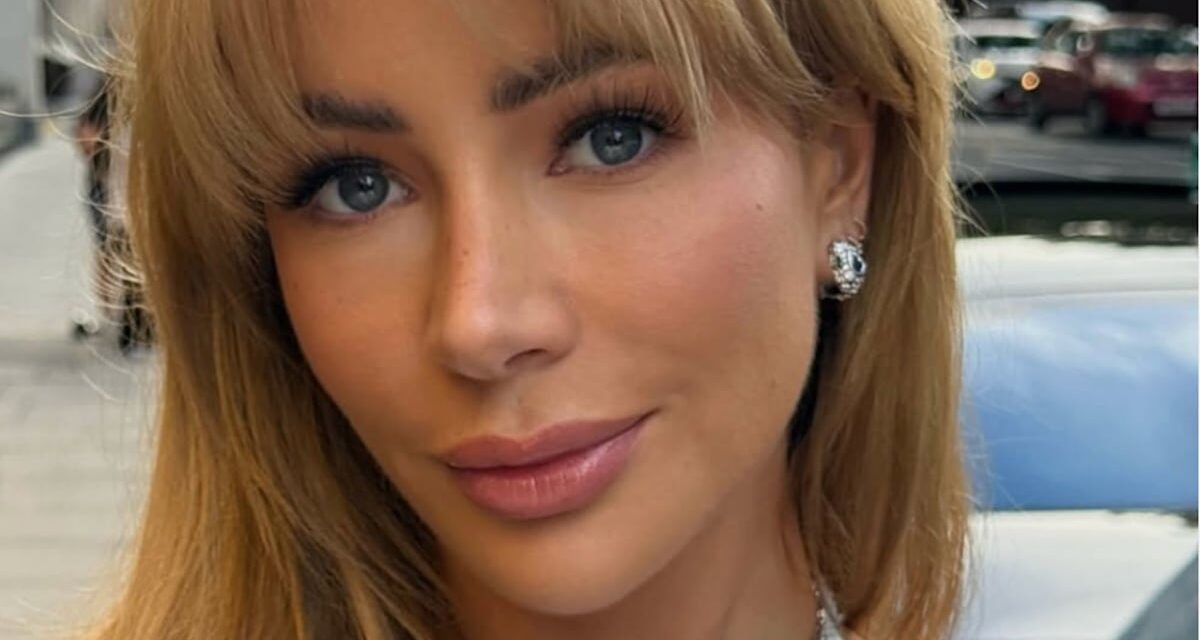 Olivia Attwood Dack portait une robe de rue haute et elle avait l&rsquo;air de créatrice avec un seul petit ajustement