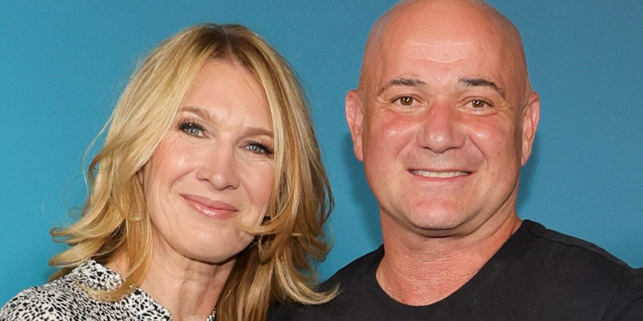 À l&rsquo;intérieur du champion de Wimbledon, Champs Andre Agassi et de 23 ans, le mariage romantique de Steffi Graf et Steffi Graf
