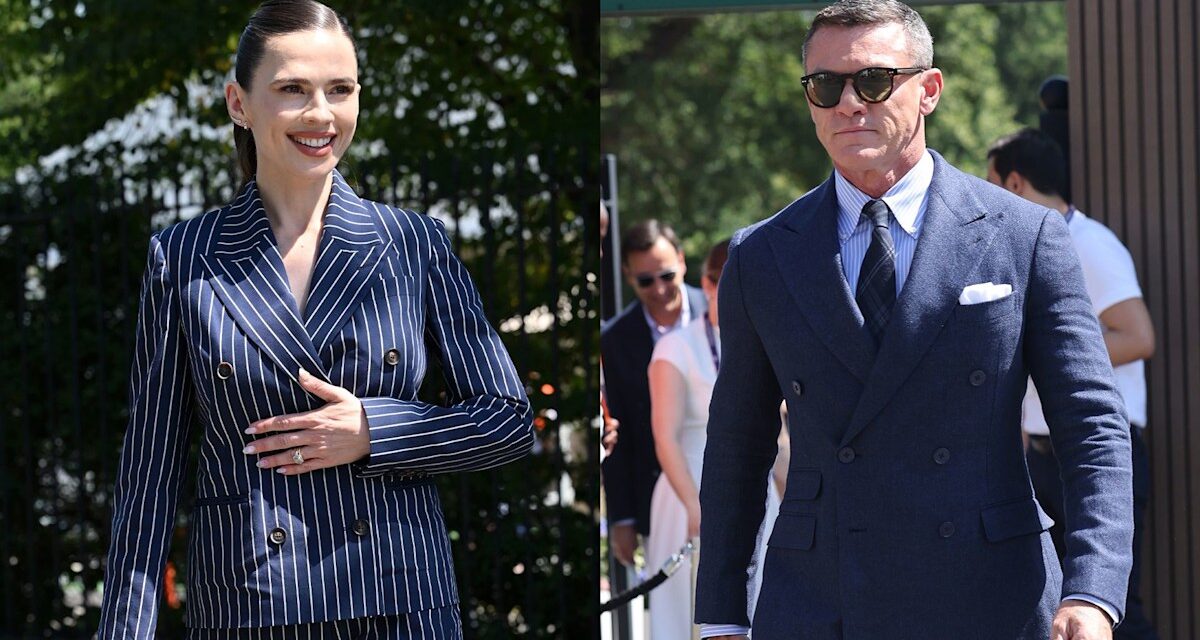 Hayley Atwell fait tourner les têtes alors que les stars commencent à arriver à Wimbledon le jour 13 – meilleures photos