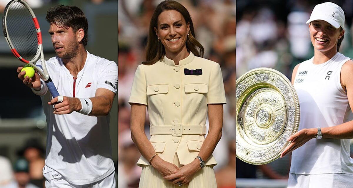 Moments inoubliables de Wimbledon cette année: le retour de Kate Middleton, la victoire historique d&rsquo;Iga Swiatek, et plus