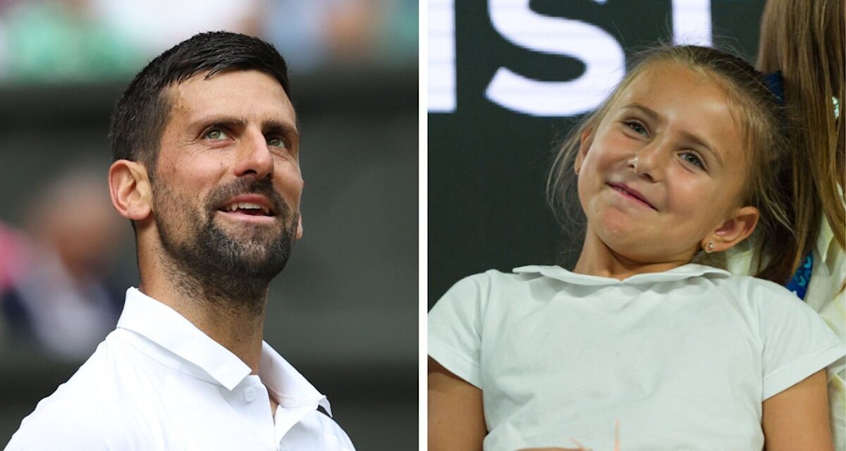 La fille de Novak Djokovic, 7 ans, a la plus douce réaction à la victoire de papa