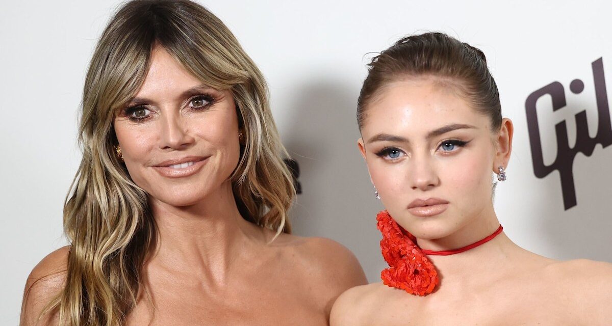 La fille de Heidi Klum, Leni, retrouve papa SEAL sur Sweet Photo