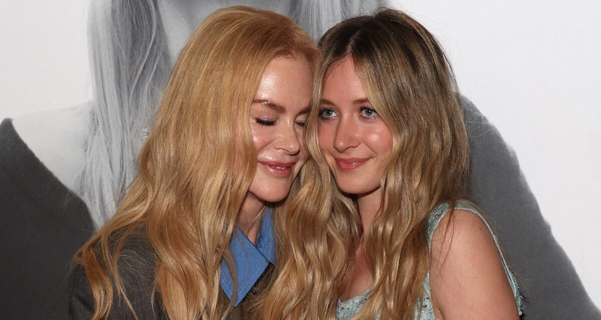 Nicole Kidman réagit d&rsquo;abord à la majeure carrière majeure de la fille de Sunday Rose