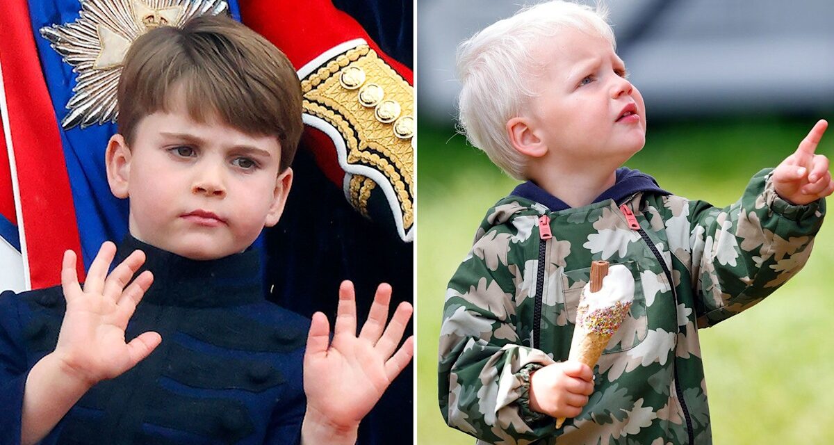 Prince Louis  » Niche &lsquo;dans sa famille Il partage avec le cousin Lucas Tindall