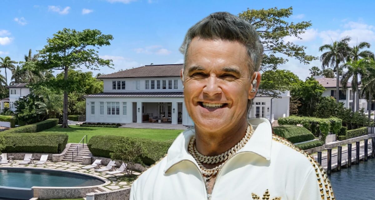 Robbie Williams Records 40 M $ Florida Mansion près de David Beckham