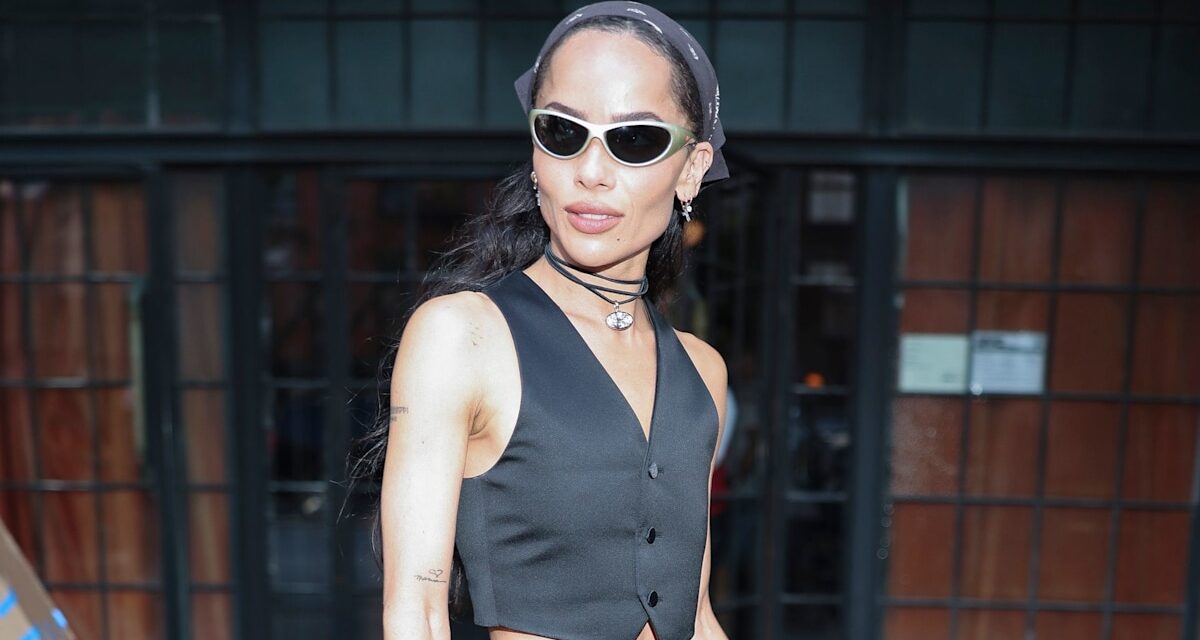 Zoë Kravitz dit que la couture Souchy est la tendance de transition la plus sexy pour 2025