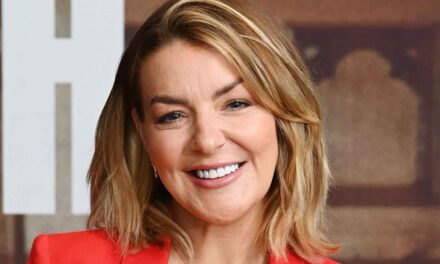 La mini robe en denim de sheridan smith seinfening de Sheridan Smith est si chic et en vente