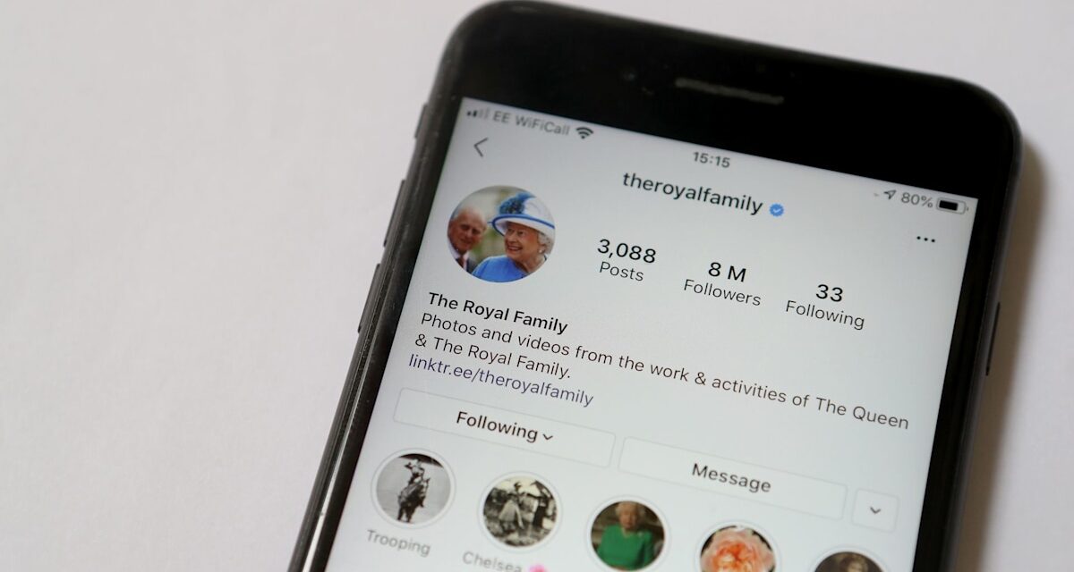 Erreur technique sur Royal Instagram Baffles Followers