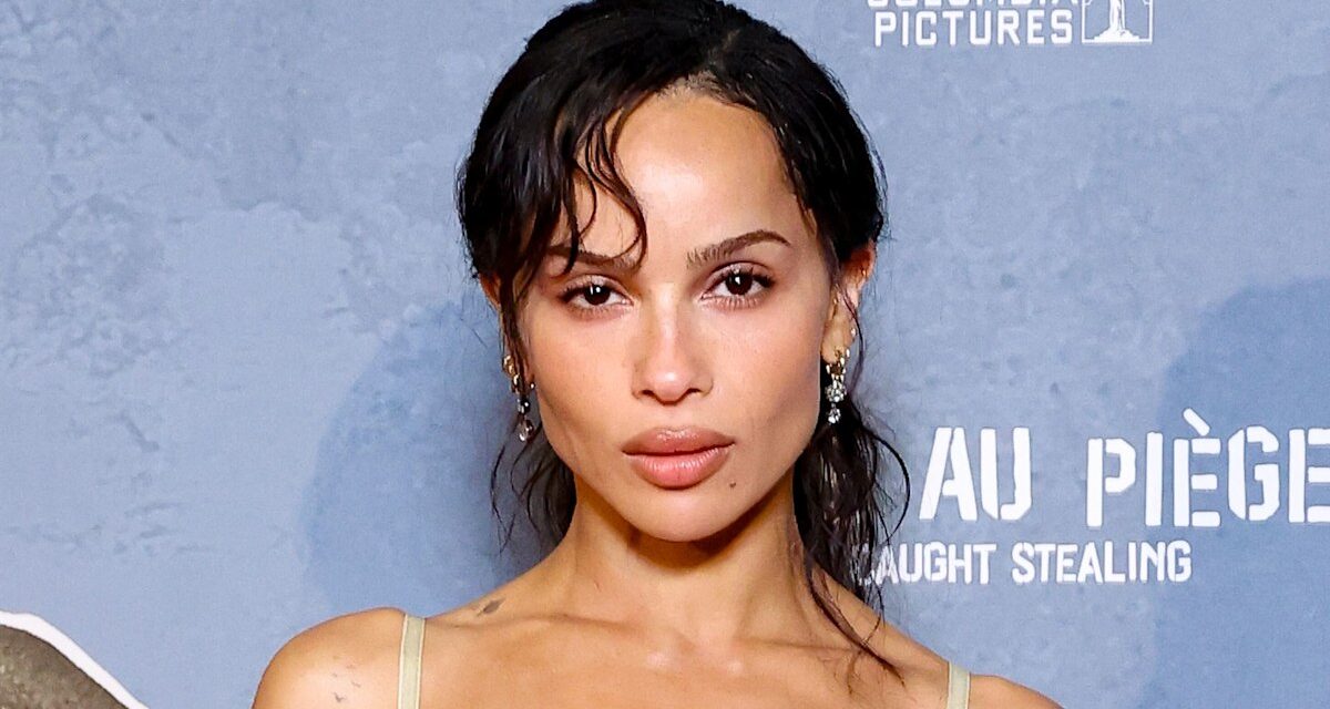 Zoë Kravitz dit que les feuillets de soie sensuels sont la nouvelle petite robe noire