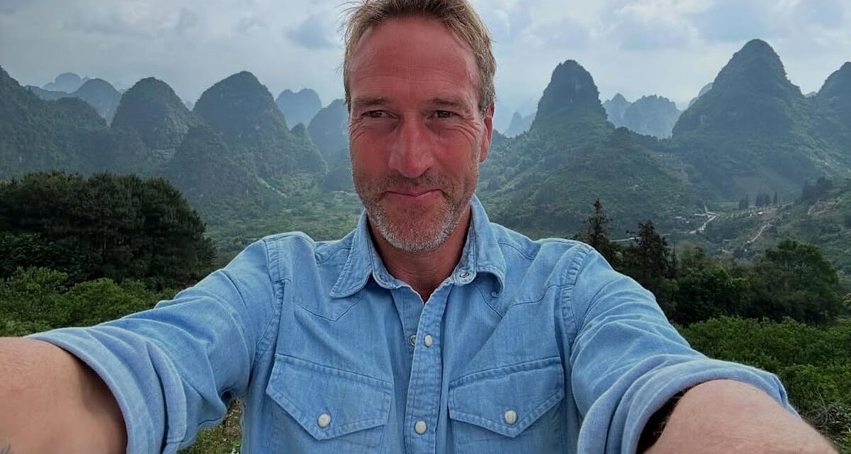 L&rsquo;activité de «construction musculaire» de Ben Fogle sans torse qu&rsquo;il partage avec sa famille