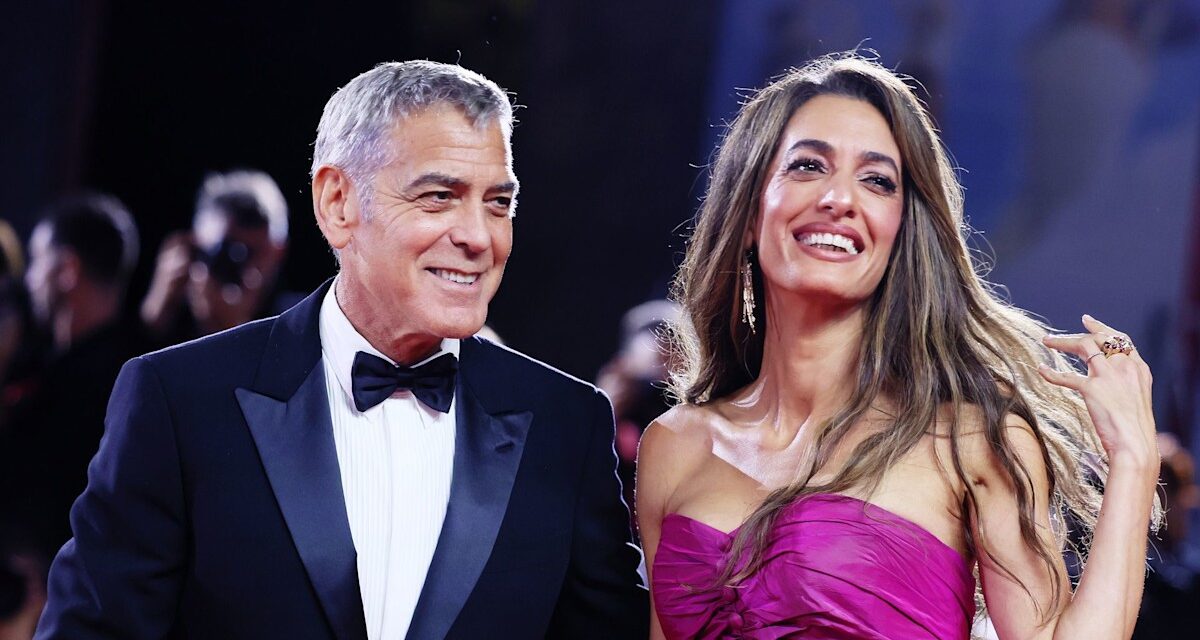 George Clooney accueille les fans lors du retour du film de Venise avec Amal à ses côtés au milieu de la maladie – regardez la vidéo