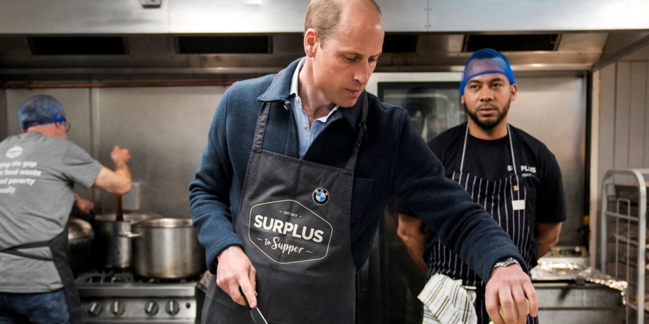 Ajout du petit-déjeuner de 2 £ du prince William Nous copions pour aider à la «réponse au stress»