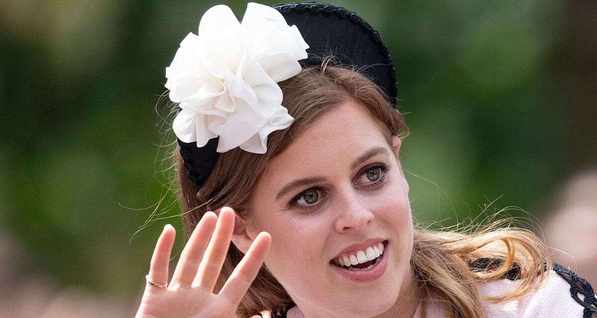 Princess Beatrice dégage un luxe calme dans la jupe zara en ajustement