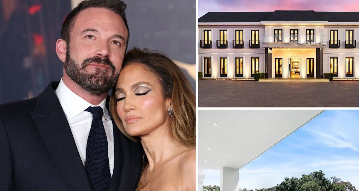 Jennifer Lopez et Ben Affleck réduisent le prix de 68 millions de dollars de maison conjugale après le divorce