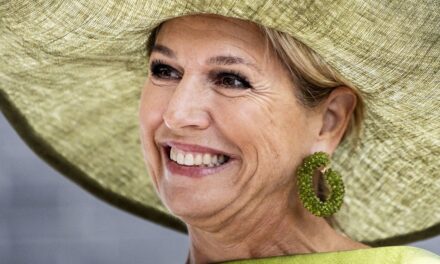 Queen Maxima divise les fans royaux avec une mini robe en velours «  aventureuse  » – avec des glands de jambes