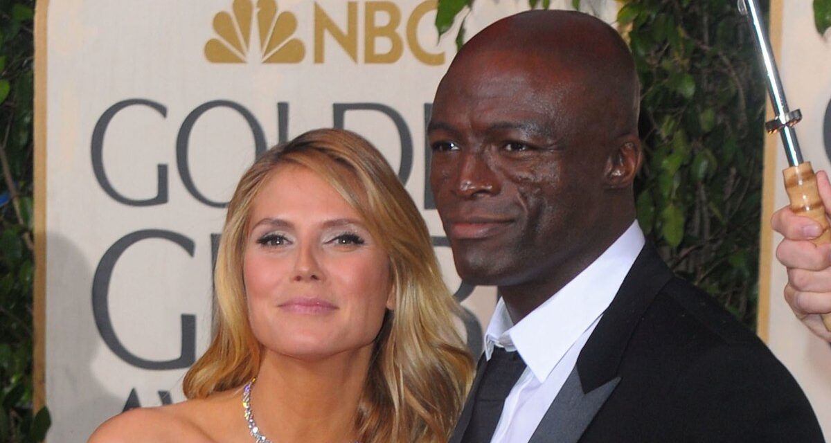 Heidi Klum et les quatre beaux enfants de Seal Star dans une photo de famille sans vue