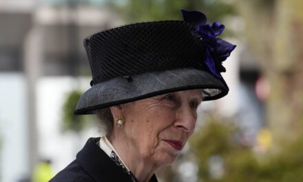 La princesse Anne a rejoint par son mari dévoué Sir Timothy Laurence aux funérailles – dans Splash of Color