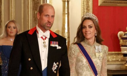 Le prince William et la princesse Kate sont le banquet étincelant de l&rsquo;État – toutes les photos