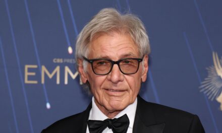 Le petit-fils de Harrison Ford touche un père célèbre dans une photo de famille rare