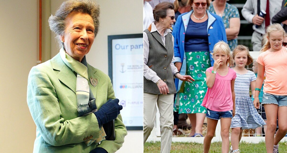 La princesse Anne fait de rares commentaires sur les petits-enfants lors de la sortie de Portsmouth