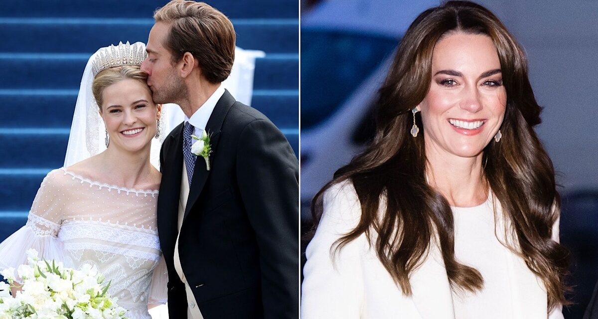 La princesse Marie Caroline des minuscules demoiselles d&rsquo;honneur de Liechtenstein s&rsquo;inspire de Kate Middleton