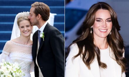 La princesse Marie Caroline des minuscules demoiselles d&rsquo;honneur de Liechtenstein s&rsquo;inspire de Kate Middleton