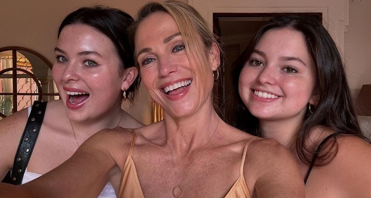 Amy Robach retrouve deux filles à travers le pays pour un week-end spécial – Photos