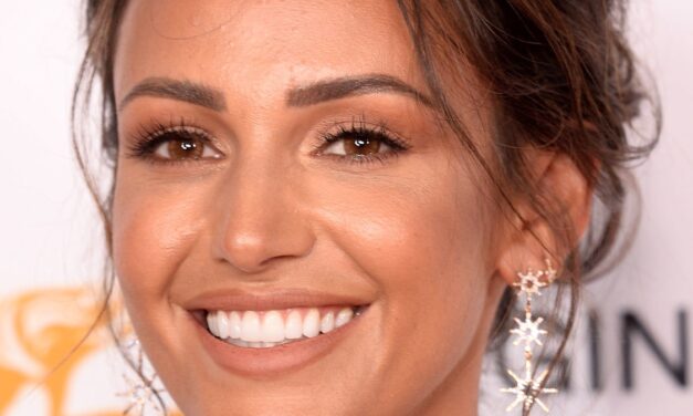 Palma, le bébé de Michelle Keegan, empêche le rendez-vous avec ses parents – dans une jolie tenue de Saint-Valentin