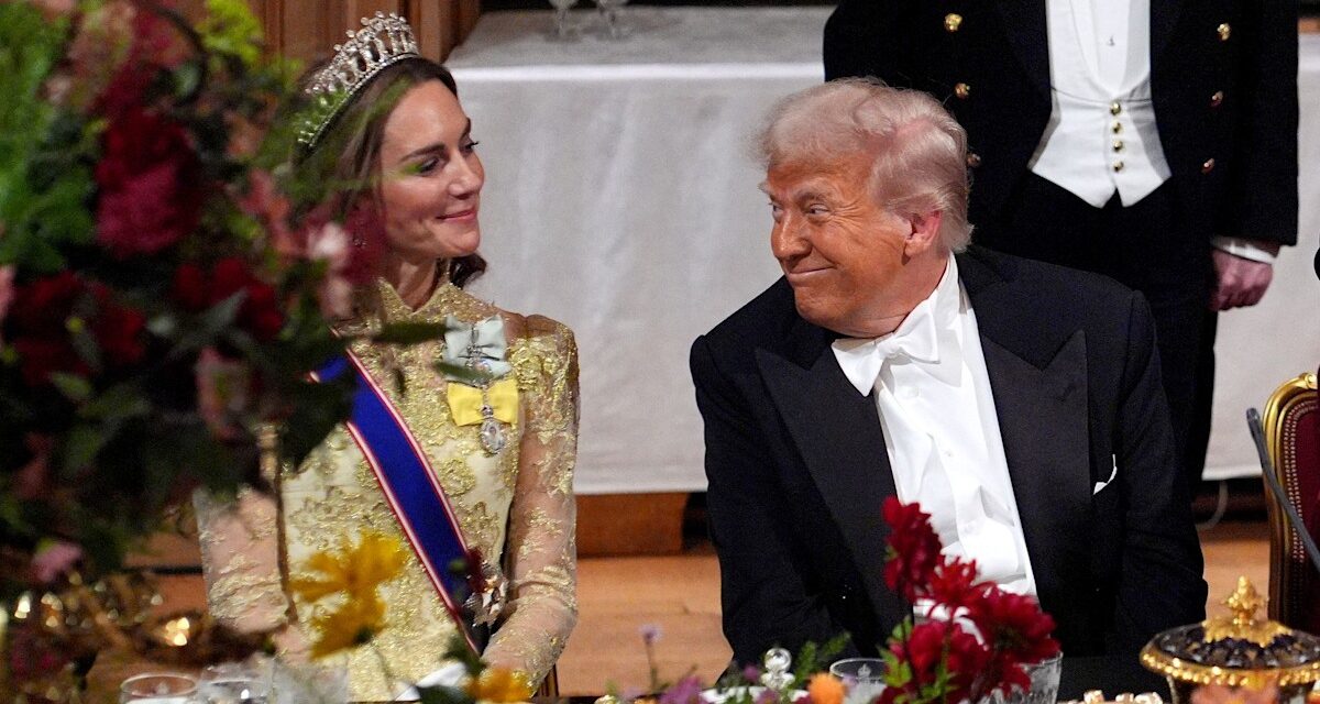 Comment le goût de Donald Trump a influencé le choix de la robe de banquet de l&rsquo;État de la princesse de Galles