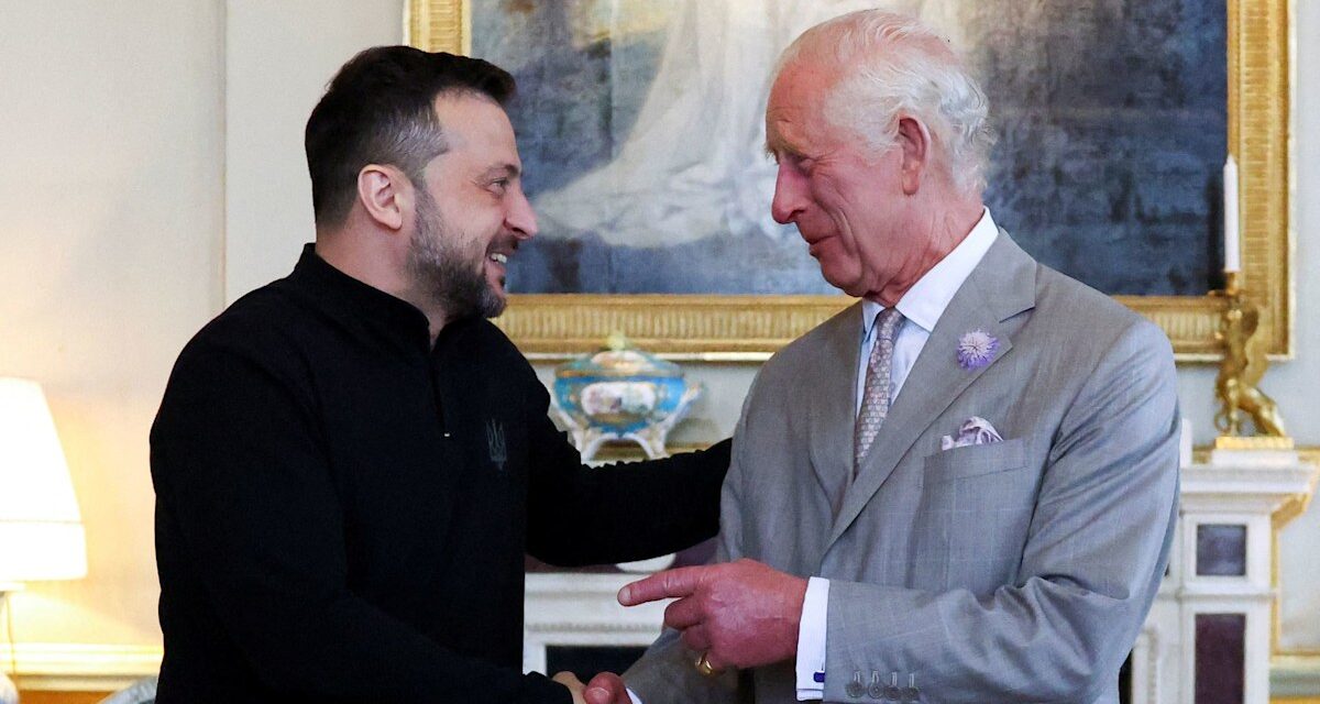 Le roi Charles reçoit le président Volodymyr Zelenskyy après son retour de visite royale