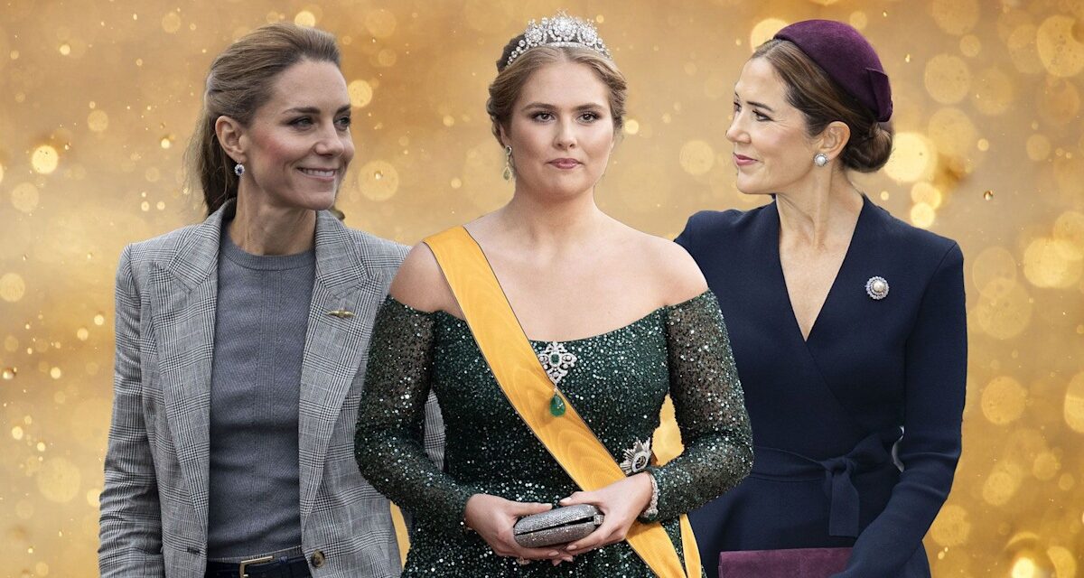 Royal Style Watch octobre 2025: Costume ajusté de Kate Middleton, robe de 11 000 £ de la princesse Catharina-Amalia et plus