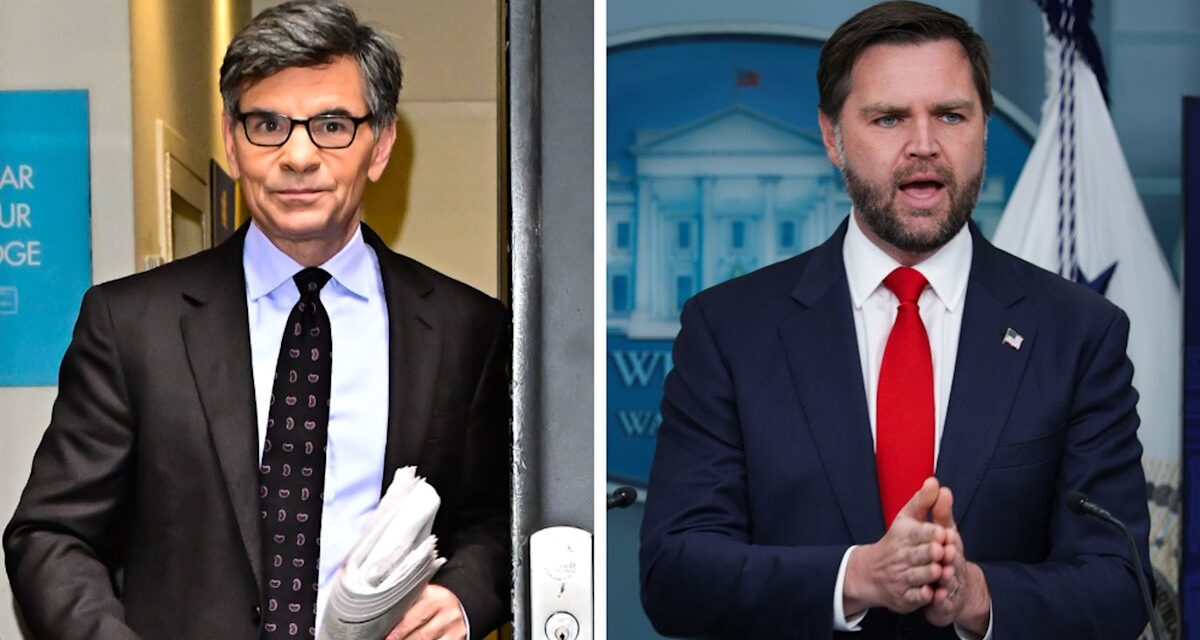 George Stephanopoulos arrête JD Vance lors d&rsquo;un affrontement enflammé à l&rsquo;antenne