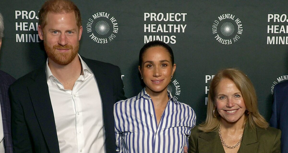 Le prince Harry et Meghan Markle félicités par Katie Couric pour leur travail « extraordinaire » et « pas seulement pour des paroles en l&rsquo;air » – exclusif