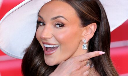 Michelle Keegan vient de devenir blonde platine – et c&rsquo;est Pure Princess Elsa Vibes