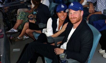 Meghan Markle et le prince Harry profitent d&rsquo;une douce soirée en amoureux au match des Dodgers