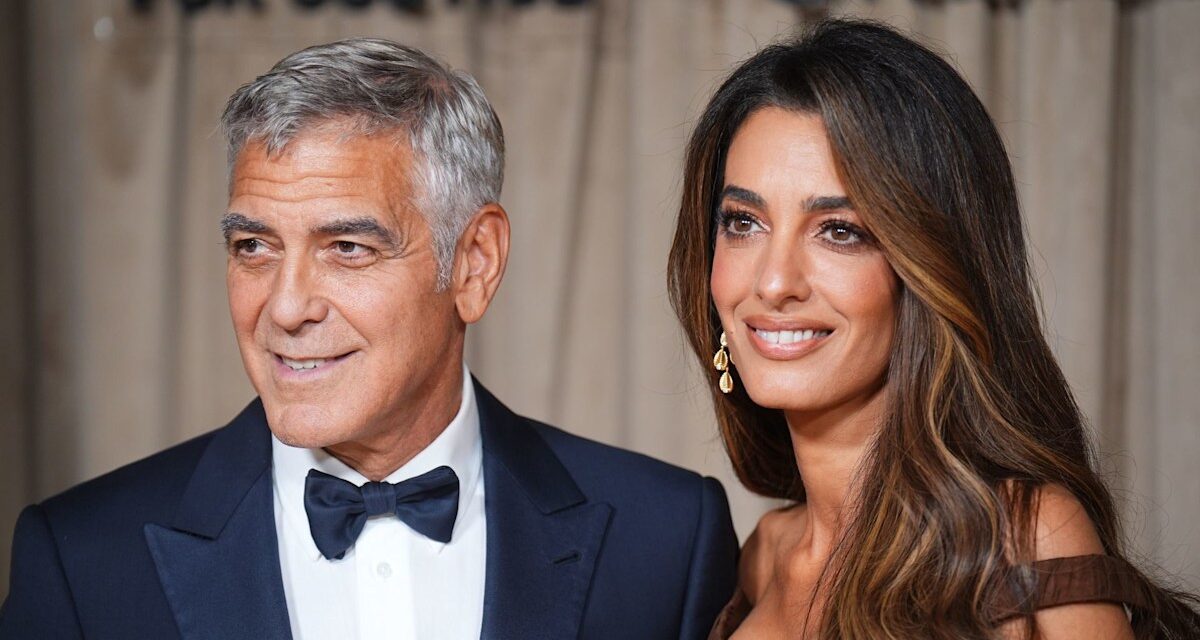 Amal Clooney dégage un glamour hollywoodien au tapis rouge de Londres avec son mari George